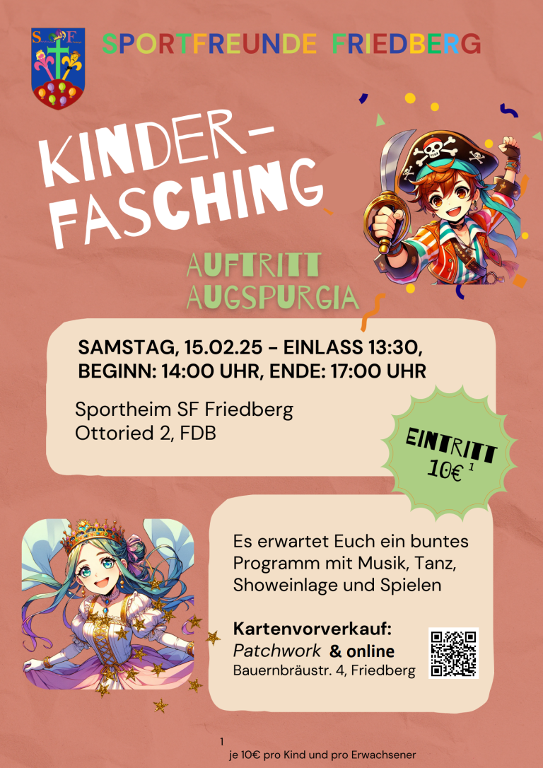 Mehr über den Artikel erfahren Kinderfasching